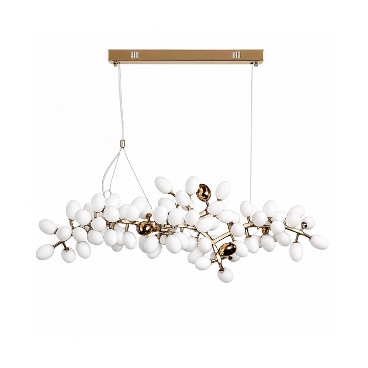 Lampa wisząca VALENTINA 150 cm biało złota - Step Into Design