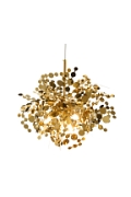 Lampa wisząca MONETTI 40 cm - złota, dekoracyjna - Step Into Design
