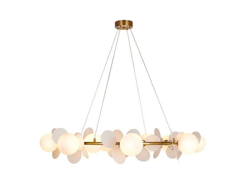 Lampa wisząca CHIC złoto biała 105 cm Step Into Design