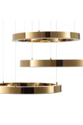 Lampa wisząca CIRCLE 60+60+60 LED złoty połysk na 1 podsufitce Step Into Design