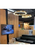 Lampa wisząca CIRCLE 60+80+80 LED nikiel na 1 podsufitce Step Into Design