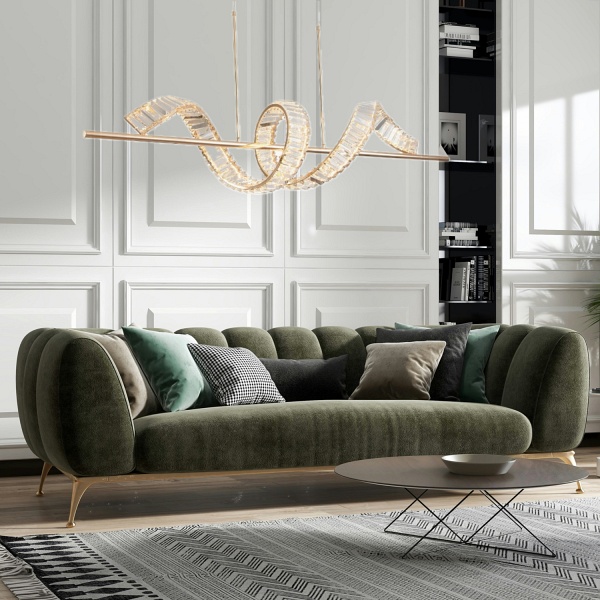 Lampa wisząca RITZ LED złota 150 cm Step Into Design