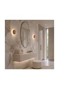 Lampa ścienna BUTTON 16 cm LED złoty - Step Into Design