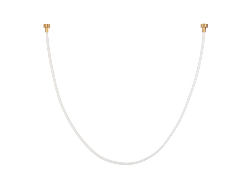 Lampa wisząca SNAKE LED 300 cm - elastyczny przewód LED, 3000K, złote uchwyty Step Into Design