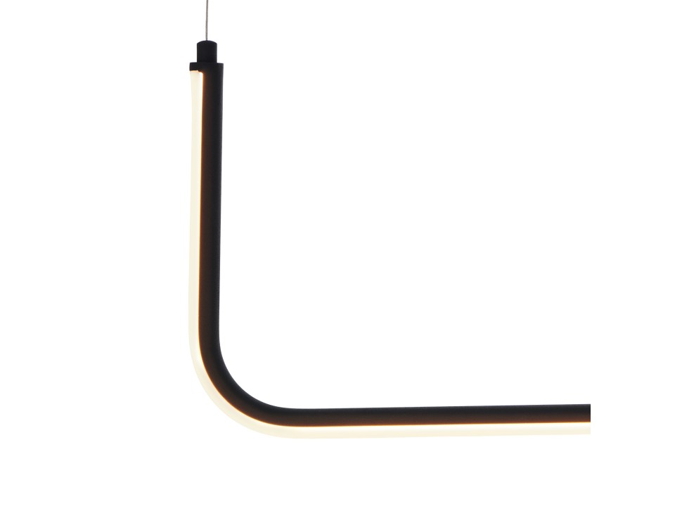 Lampa wisząca MINIMA-1 LED czarna 80 cm Step Into Design