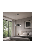 Lampa wisząca CIRCLE 40 LED tytanowa 40 cm - Step Into Design