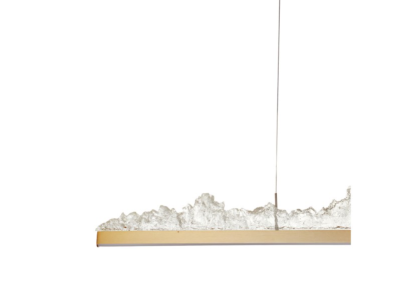 Lampa wisząca MONTANA LONG LED złota 125 cm Step Into Design