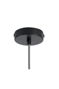 Lampa wisząca SAUCER 45 cm - czarna minimalistyczna oprawa do wnętrz nowoczesnych - Step Into Design