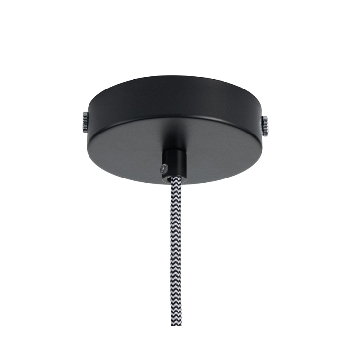 Lampa wisząca SAUCER 45 cm - czarna minimalistyczna oprawa do wnętrz nowoczesnych - Step Into Design