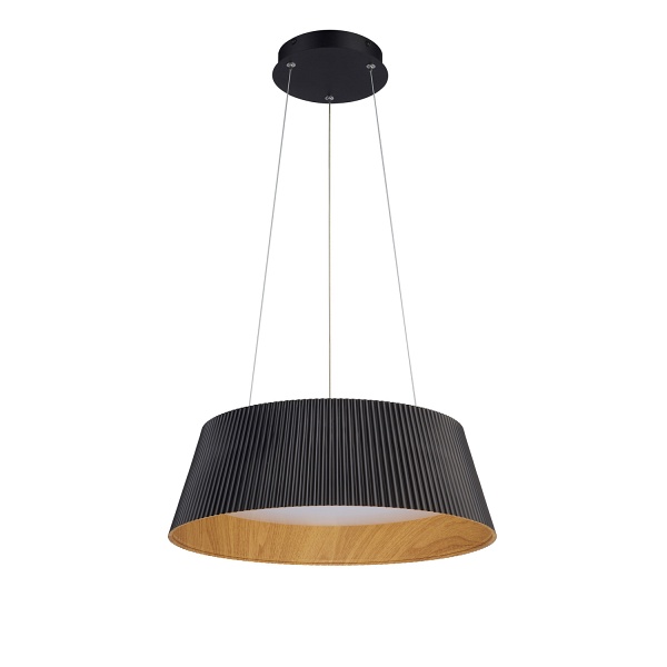 Lampa wisząca FRILL LED czarna 45 cm Step Into Design