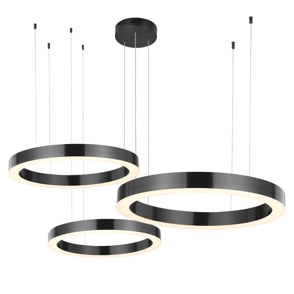 Lampa wisząca CIRCLE 60+80+100 LED TYTAN na 1 podsufitce Step Into Design