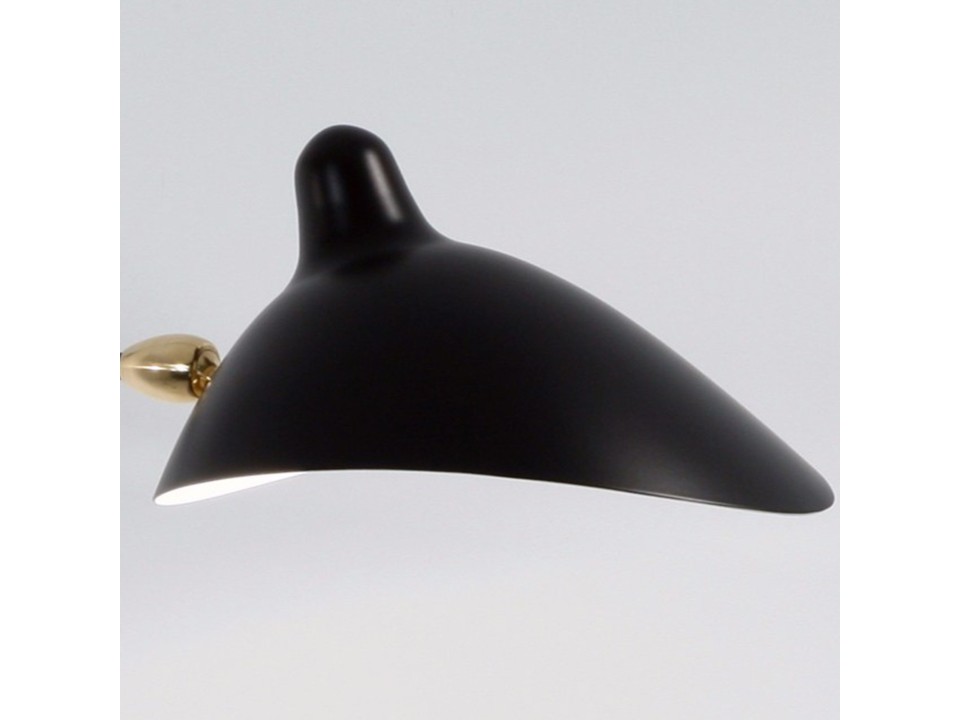 Lampa podłogowa CRANE-3F czarna 210 cm Step Into Design