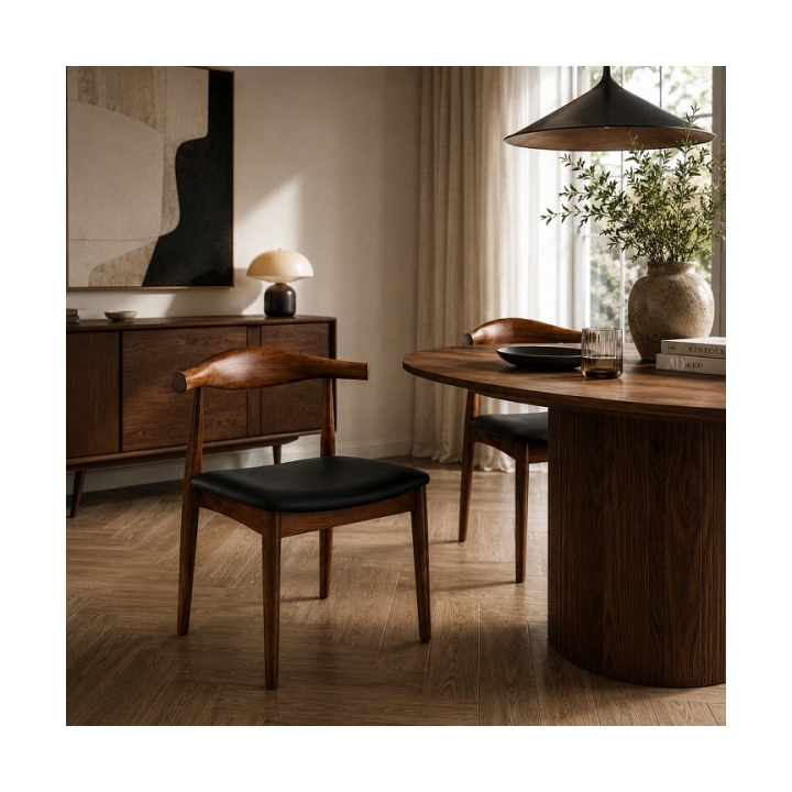 Krzesło CLASSY jesionowe w kolorze orzechowym - Step Into Design