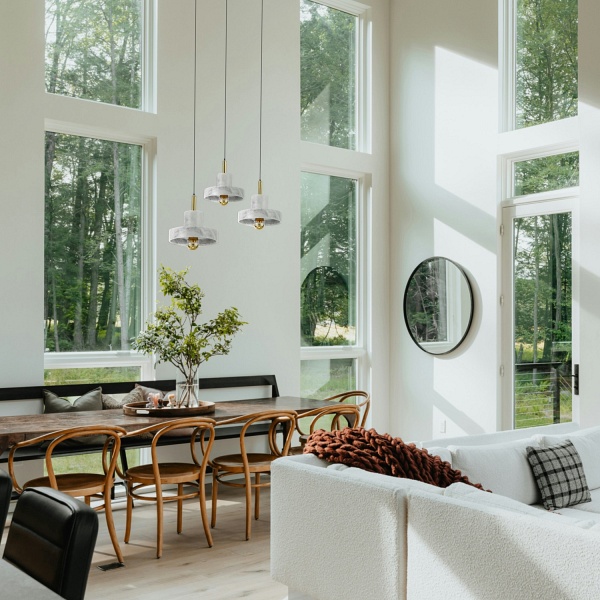 Lampa wisząca UNIVERSO marmurowo złota 18 cm Step Into Design