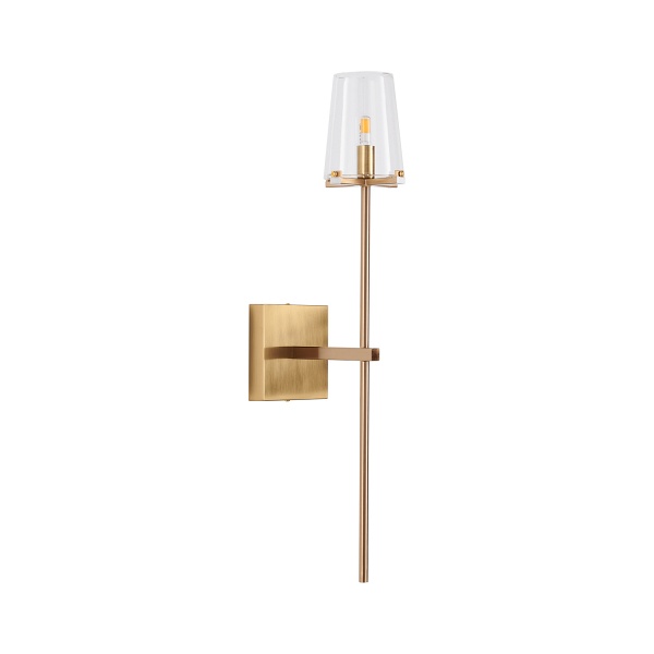 Lampa ścienna CLASSICO złota szklany klosz 62 cm Step Into Design