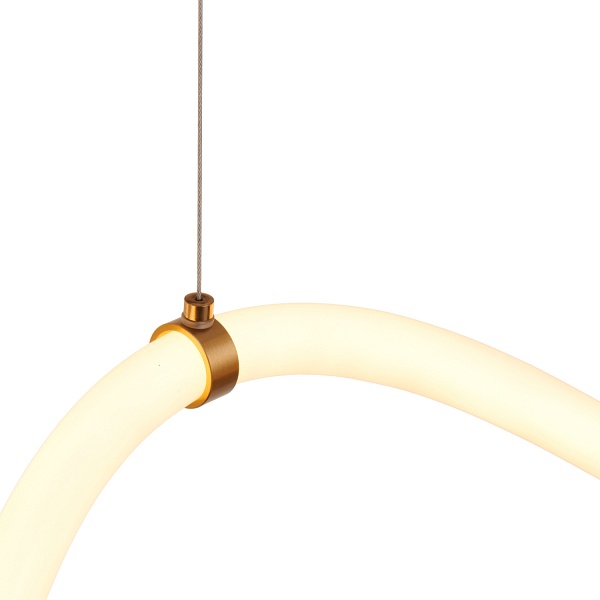 Lampa wisząca SNAKE LED wąż ledowy złota 500 cm Step Into Design