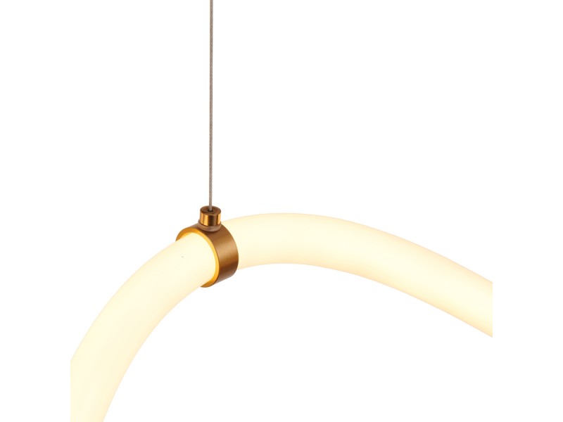 Lampa wisząca SNAKE LED wąż ledowy złota 500 cm Step Into Design