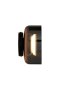 Lampa ścienna DONUT 18 cm - LED, szkło, szaro-złota - Step Into Design