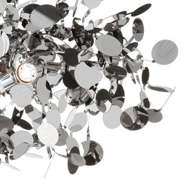 Lampa wisząca MONETTI 40 cm - chrom, dekoracyjna Step Into Design