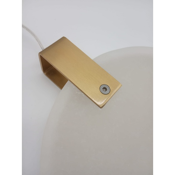 Lampa wisząca MARBLE LED marmurowo złota 24 cm Step Into Design