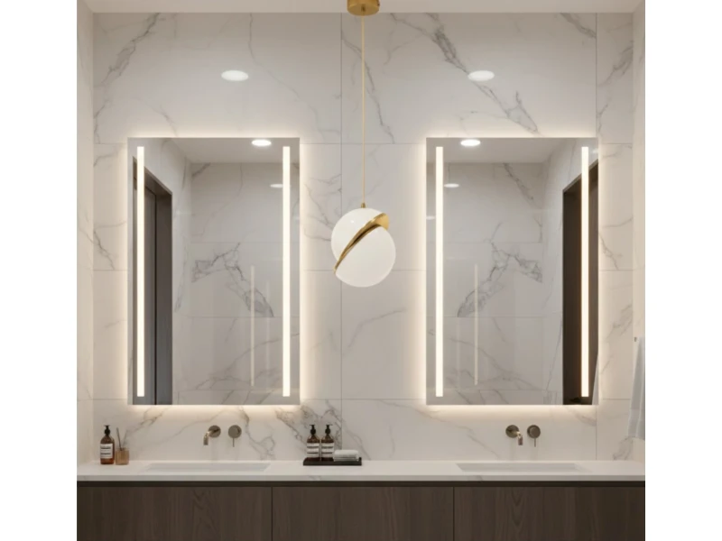 Lampa wisząca ORBITA biało-złota, akryl, 20 cm Step Into Design