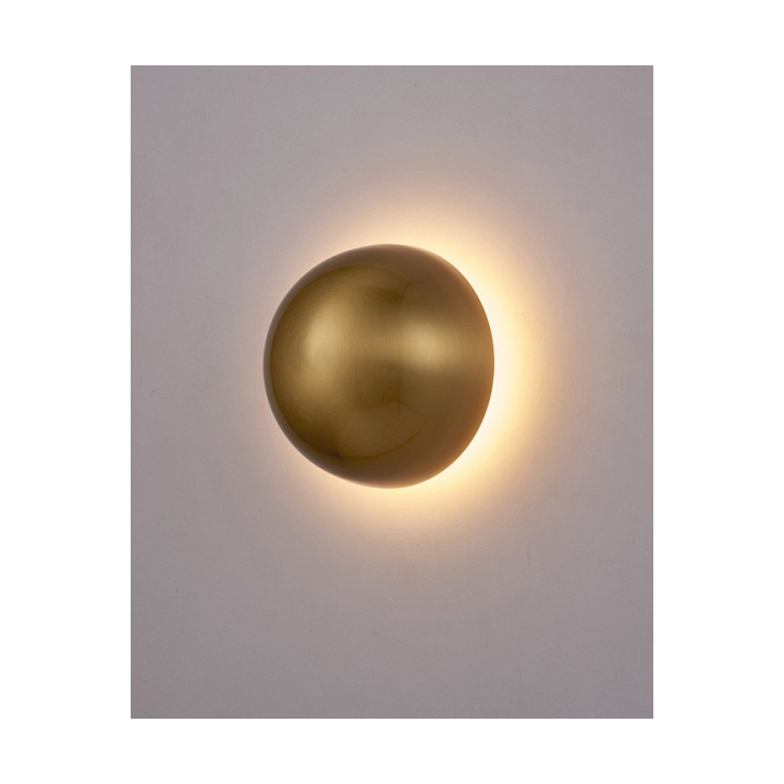 Lampa ścienna BUTTON 16 cm LED złoty - Step Into Design