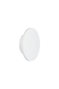 Lampa ścienna NYX 15 – LED okrągła, metalowa, biała - Step Into Design