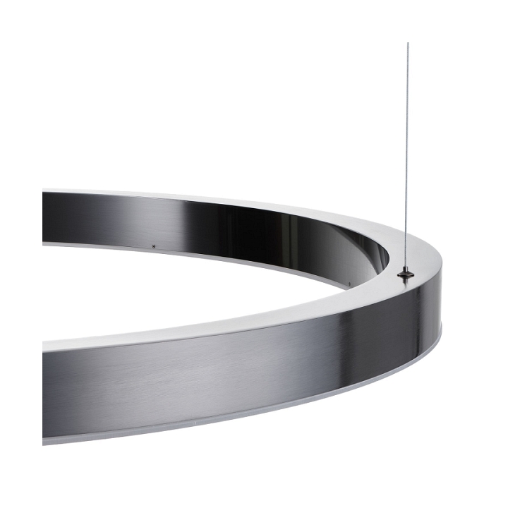 Lampa wisząca CIRCLE 100 - LED, ring tytanowy - Step Into Design