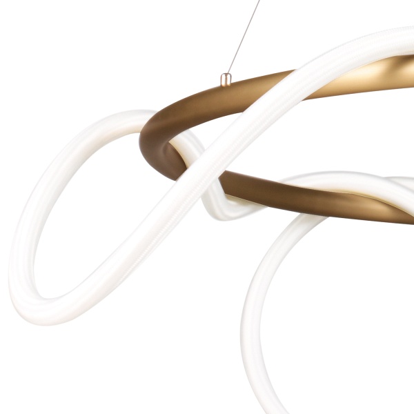 Lampa wisząca FANTASIA ROUND LED złota 60 cm Step Into Design