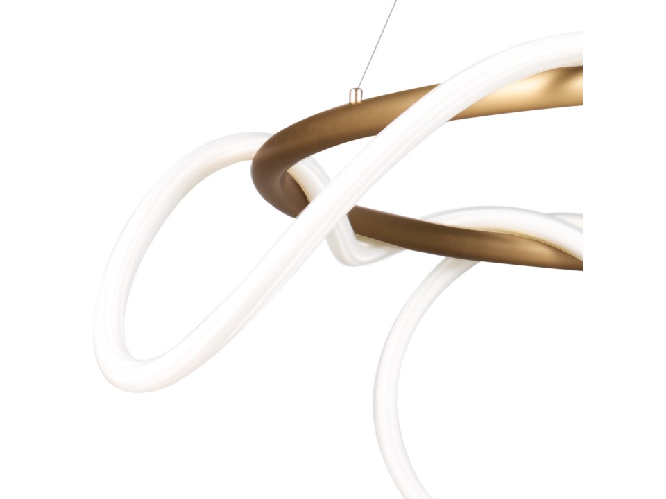 Lampa wisząca FANTASIA ROUND LED złota 60 cm Step Into Design