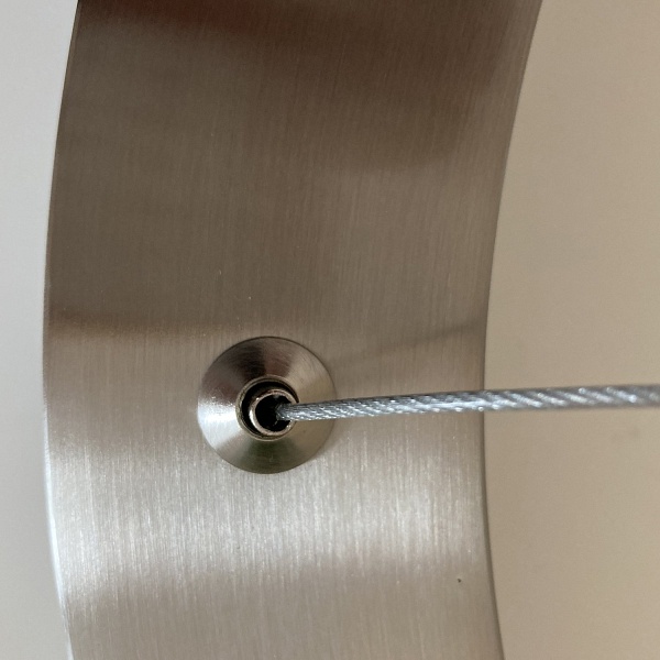 Lampa wisząca CIRCLE 60 LED nikiel szczotkowany 60 cm Step Into Design