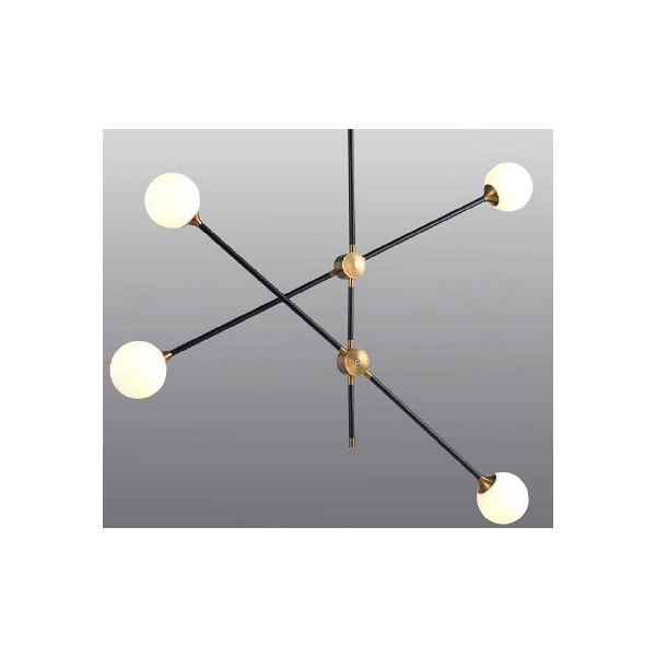 Lampa wisząca SPILLO czarno złota 92 cm Step Into Design