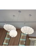 Lampa wisząca SILK biała 50 cm Step Into Design