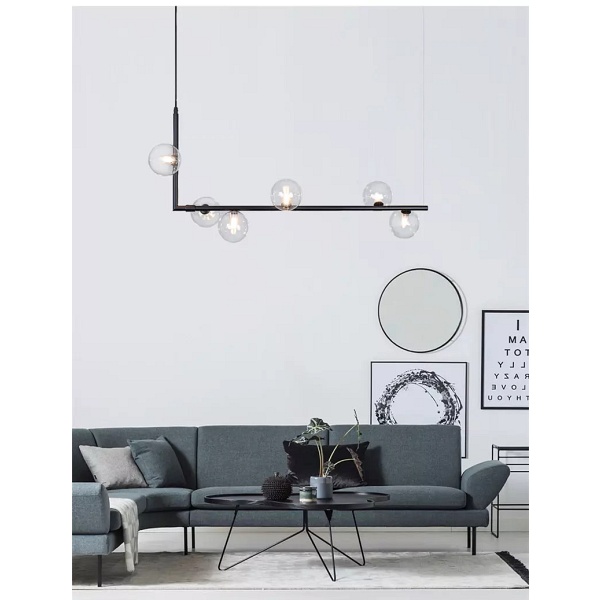 Lampa wisząca SIMPLY czarna 90 cm Step Into Design