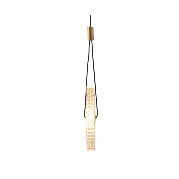 Lampa wisząca SUNBLAST - LED 20 cm, złota - Step Into Design
