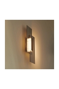 Lampa ścienna NOIR LED, kinkiet czarny ryflowany dwustronny - Step Into Design