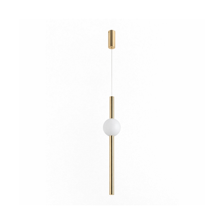 Lampa wisząca O-LINE 63 - LED, 63 cm, złoty połysk - Step Into Design