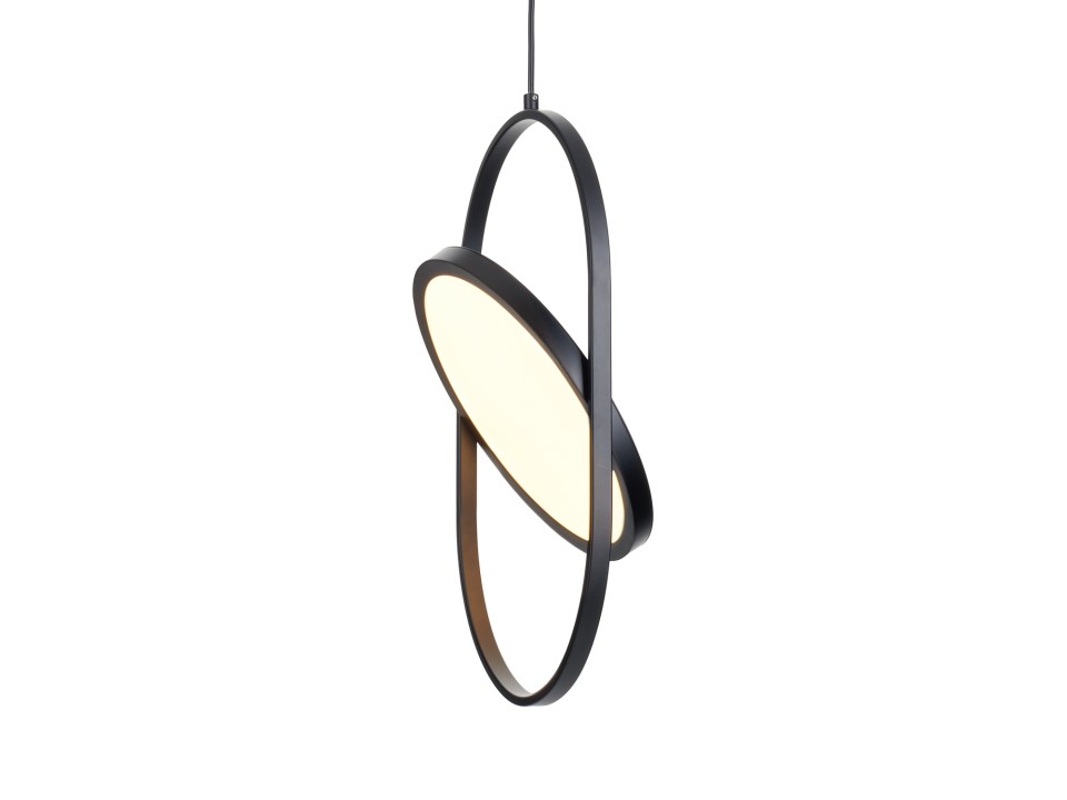 Lampa wisząca ELIPSE M LED czarna 45 cm Step Into Design