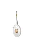 Lampa wisząca SUNBLAST - LED 20 cm, złota - Step Into Design