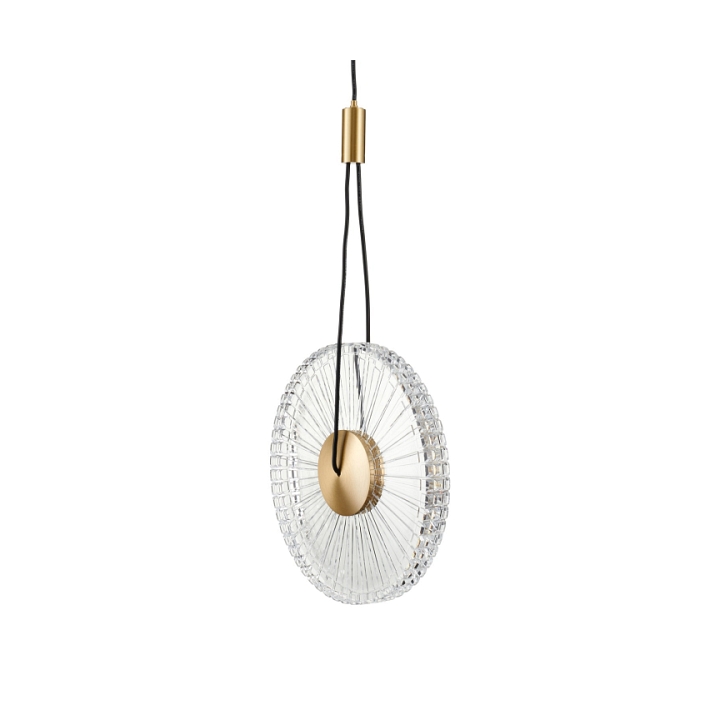 Lampa wisząca SUNBLAST - LED 20 cm, złota - Step Into Design