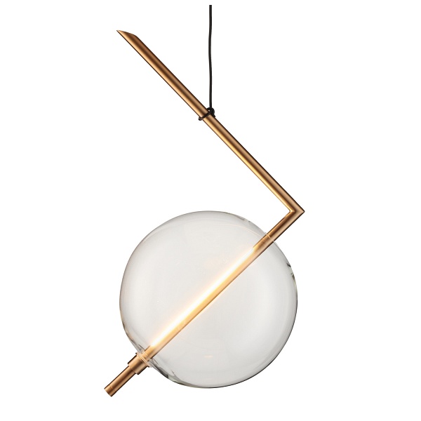 Lampa wisząca AMORE - 1 LED złota 24 cm Step Into Design