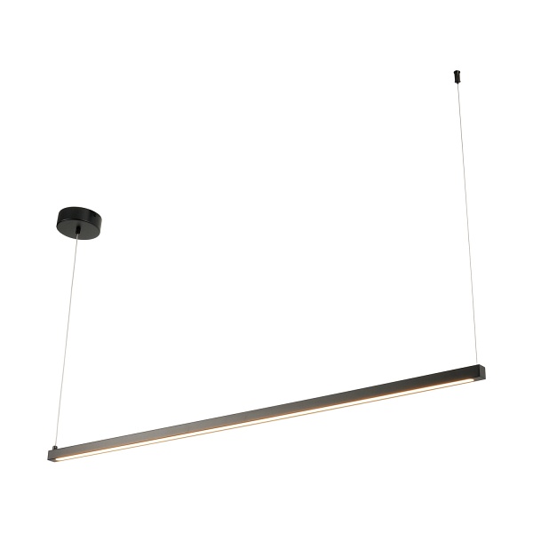Lampa wisząca BEAM-120 LED - czarna oprawa liniowa Step Into Design