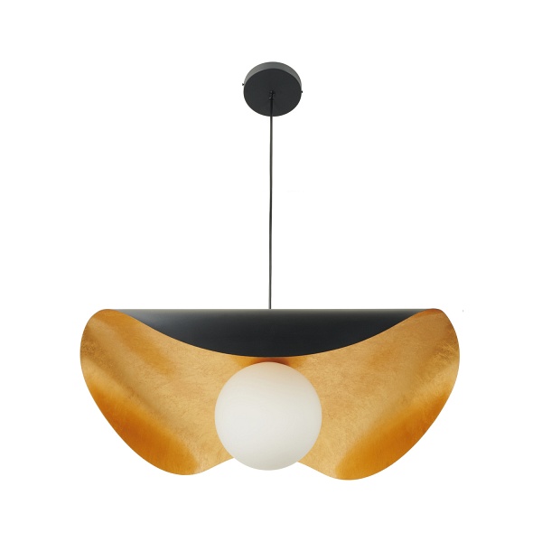 Lampa wisząca ENZO 80 cm - czarno złota Step Into Design