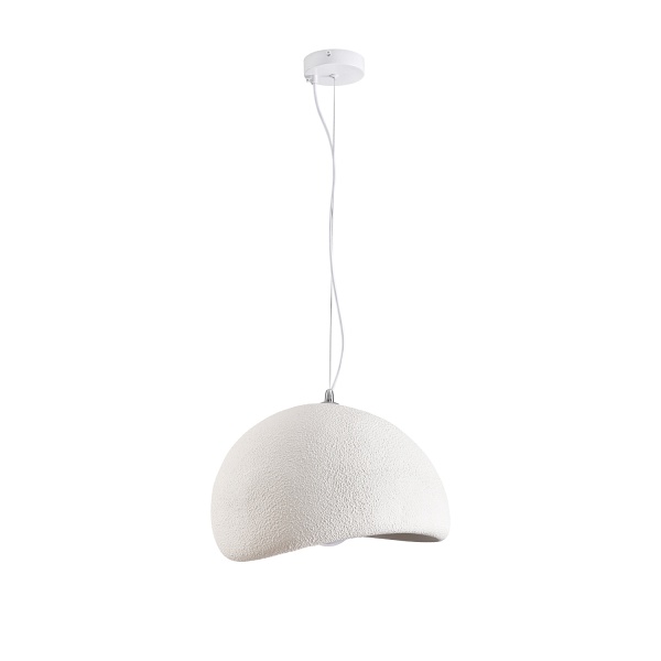 Lampa wisząca STONE 40 cm - biała Step Into Design
