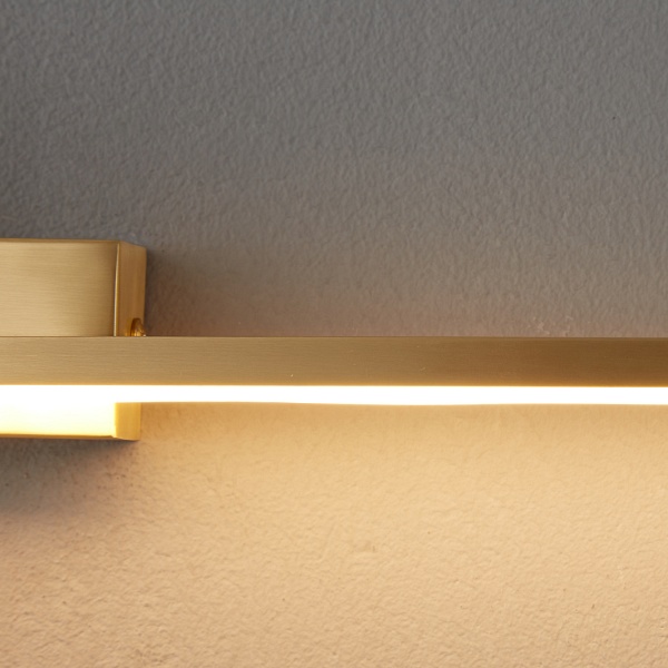 Lampa ścienna AMICI 31 cm LED złota, mosiądz Step Into Design