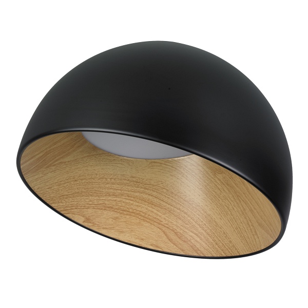 Plafon ledowy PADELLA SKOS czarny 35 cm Step Into Design