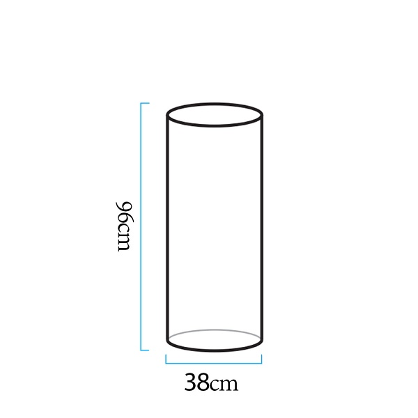 Lampa ogrodowa kolumna TUBE LED RGBW 16 kolorów 96 cm Step Into Design