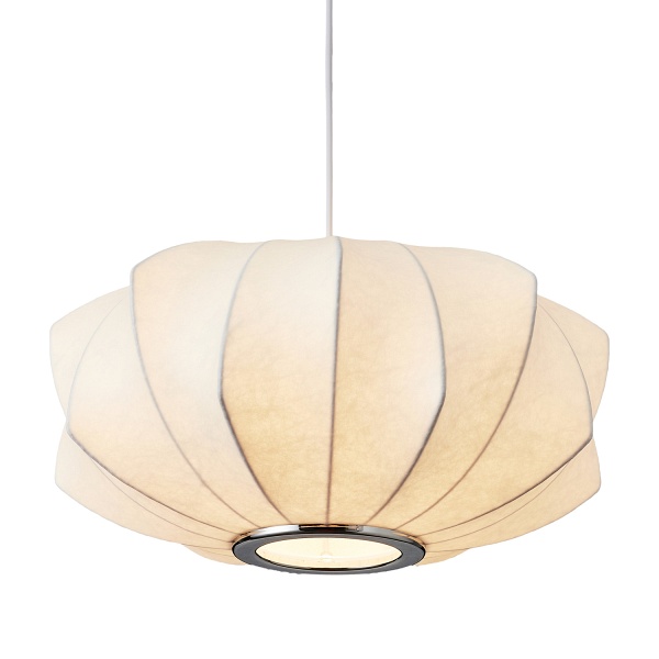 Lampa wisząca SILK V-shape biała 45 cm Step Into Design