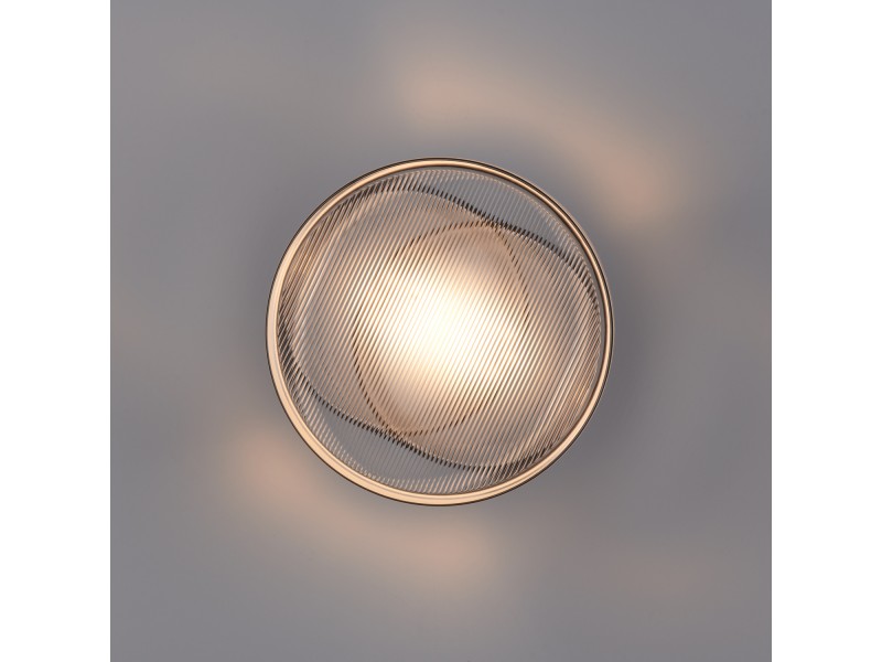 Lampa ścienna CARMELLO LED transparentna czarna 13,5 cm Step Into Design