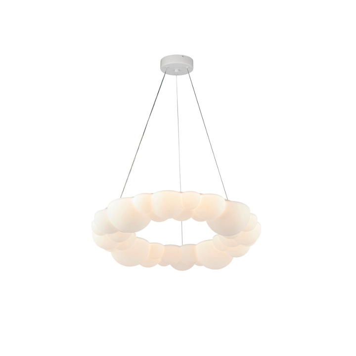 Lampa wisząca CLOUD 50 cm- akrylowa, w kształcie chmurki 3000 - 4000 - 6000 K - Step Into Design